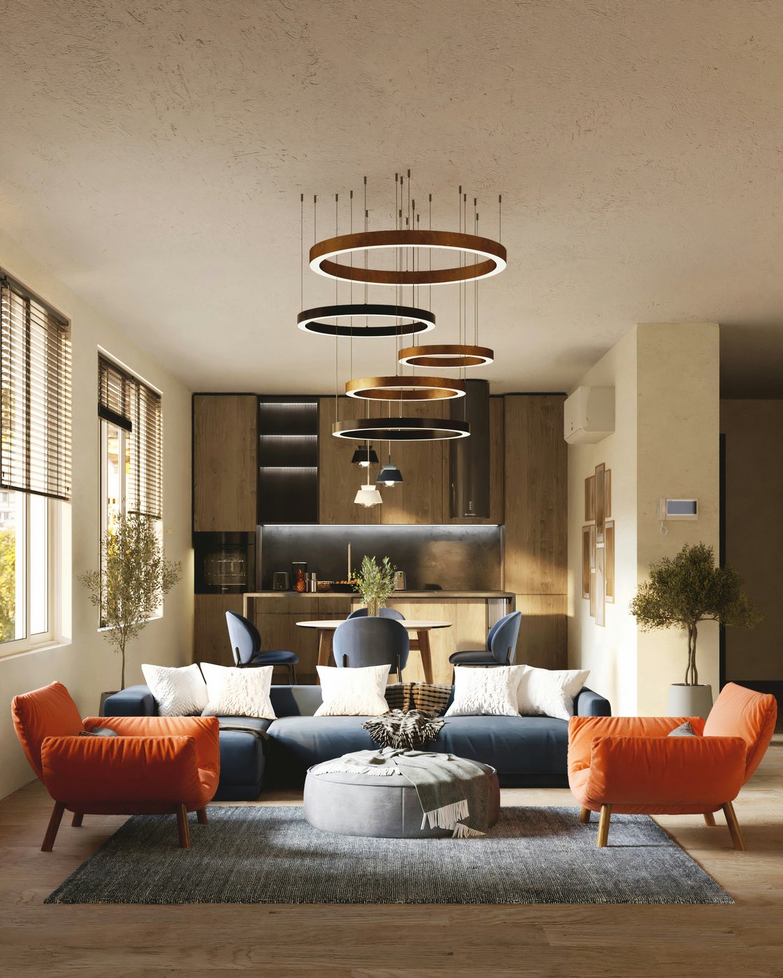 Luxury living room interior